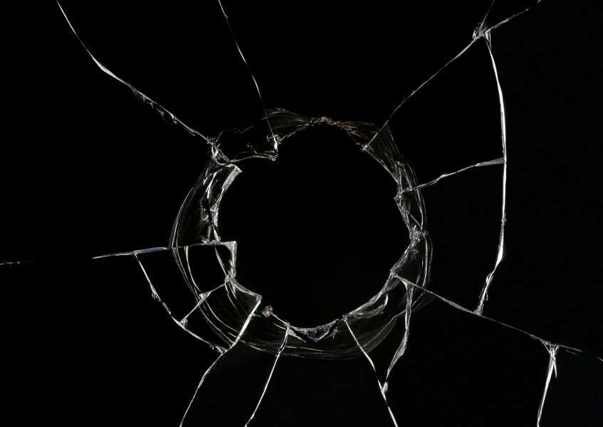 BrokenGlass0060 - Free Background Texture - glass broken shattered hole